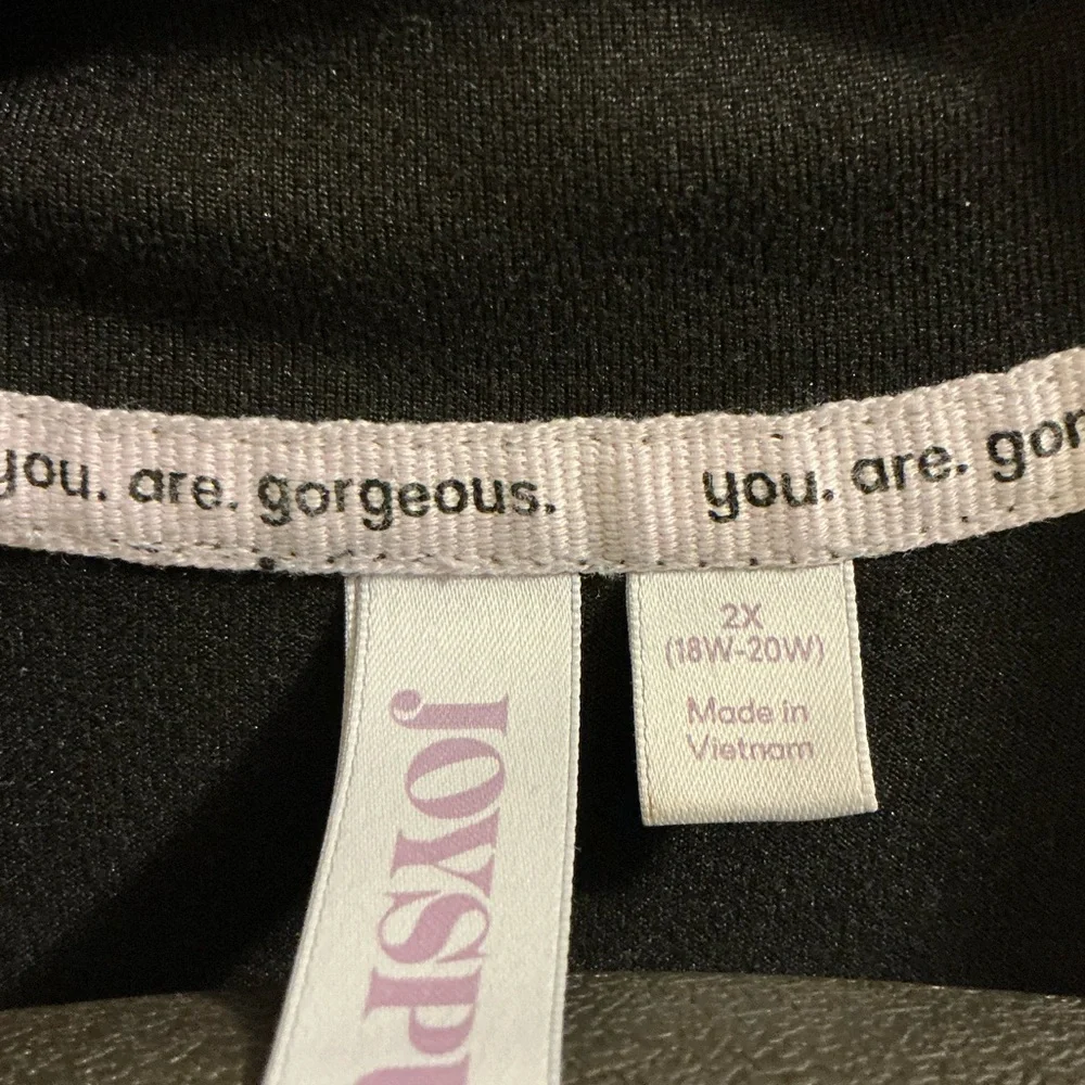 Women's Black Pajama / Loungewear Set with Lavender colored Trim - Picture 6 of 14